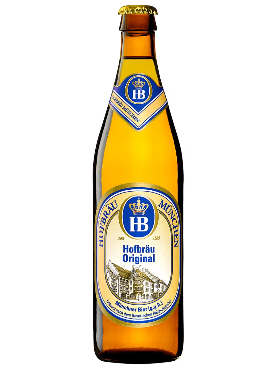 Hofbrau Original (Хофброй Оригинал), бутылка 0,5л