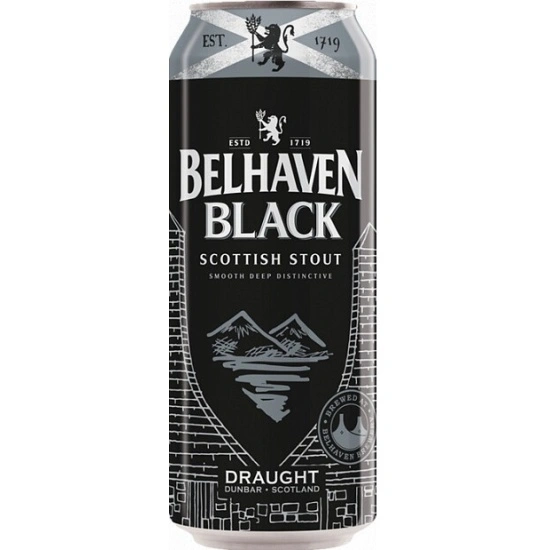 Belhaven Black Scottish Stout, банка 0.44л