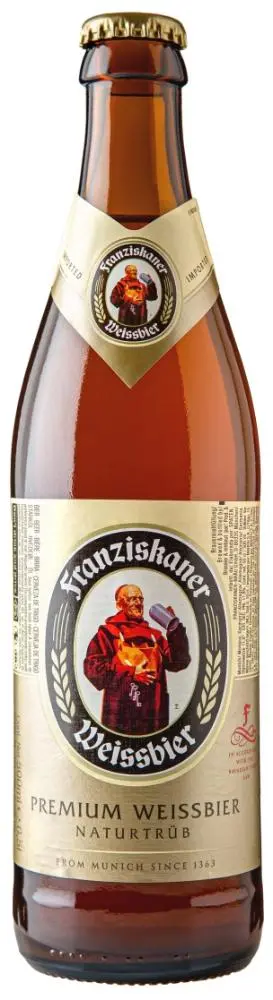 Franziskaner Hefe-Weissbier (Францискайнер Хефе Вайсбир), бутылка 0,5л