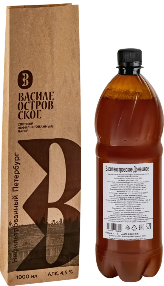 Василеостровское Домашнее  (ПЭТ 1л)