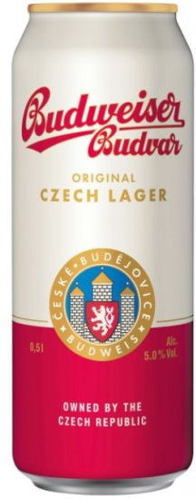 Budweiser Budvar, банка 0.5л