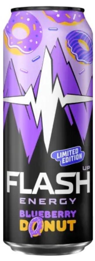 Flash Up Energy Блюберри Донат банка 0.45л