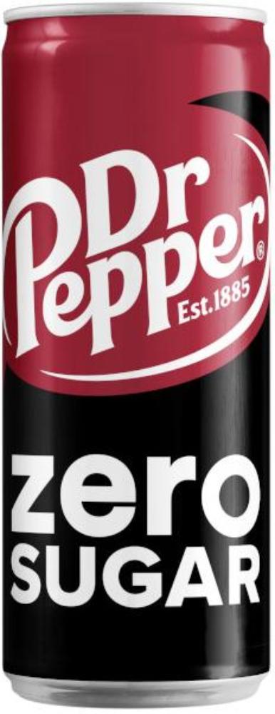 Dr.Pepper Zero Безалкогольный напиток, банка 0.33л 