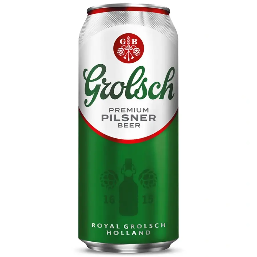 Grolsch Premium Pilsner (Гролш Премиум Пильснер), банка 0,5л