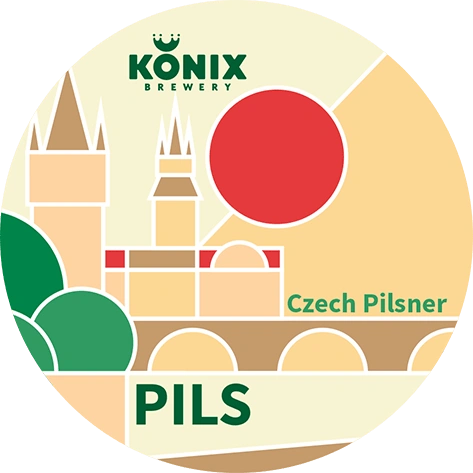 KONIX CZECH PILSNER (КОНИКС ЧЕШСКИЙ ПИЛЬЗНЕР), (PET 30л) 
