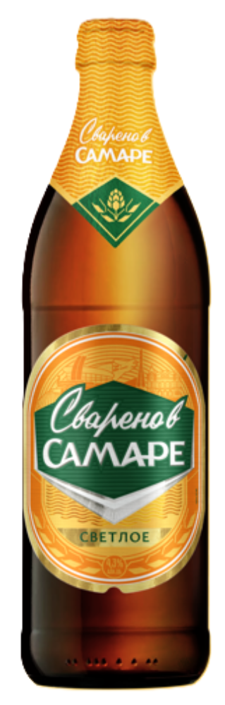 Сварено в Самаре, бутылка 0.5л