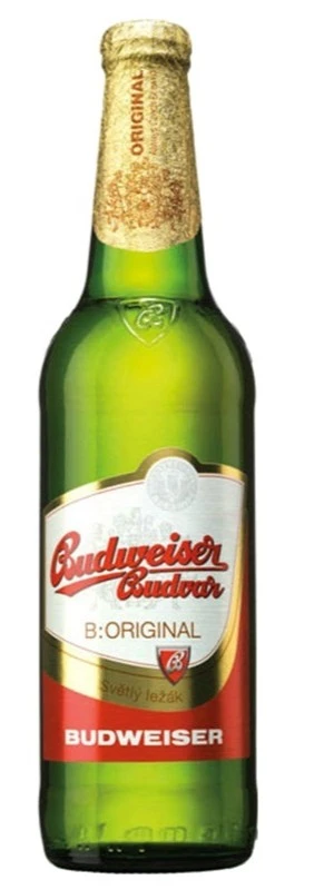 Budweiser Budvar, бутылка 0.5л