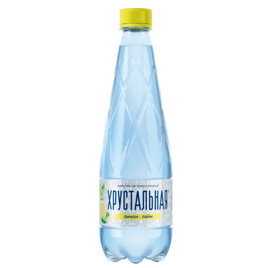 ХРУСТАЛЬНАЯ, вода негазированная лимон-лайм ПЭТ 1л