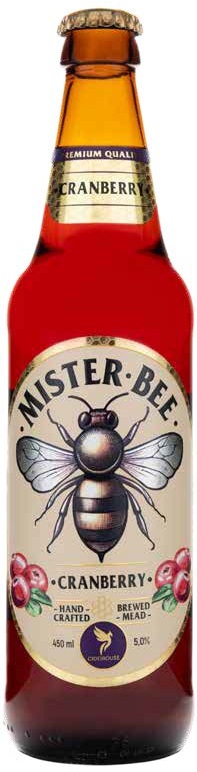 Медовуха МИСТЕР БИ - КЛЮКВА бутылка 0.45