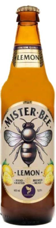 Медовуха МИСТЕР БИ - ЛИМОН бутылка 0.45л