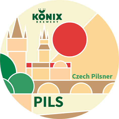 KONIX CZECH PILSNER, (PET 30л) 