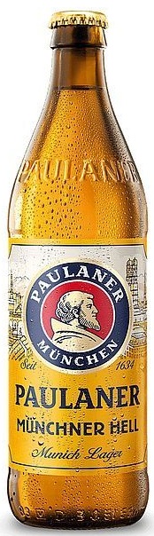 Paulaner Munchner Hell бутылка 0.5л
