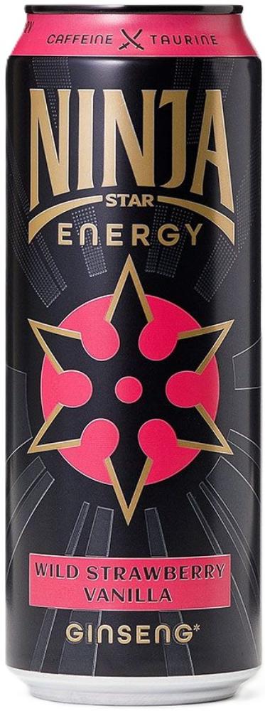 Ninja Star Energy Wild Strawberry-Vanilla банка 0.45л ж/б