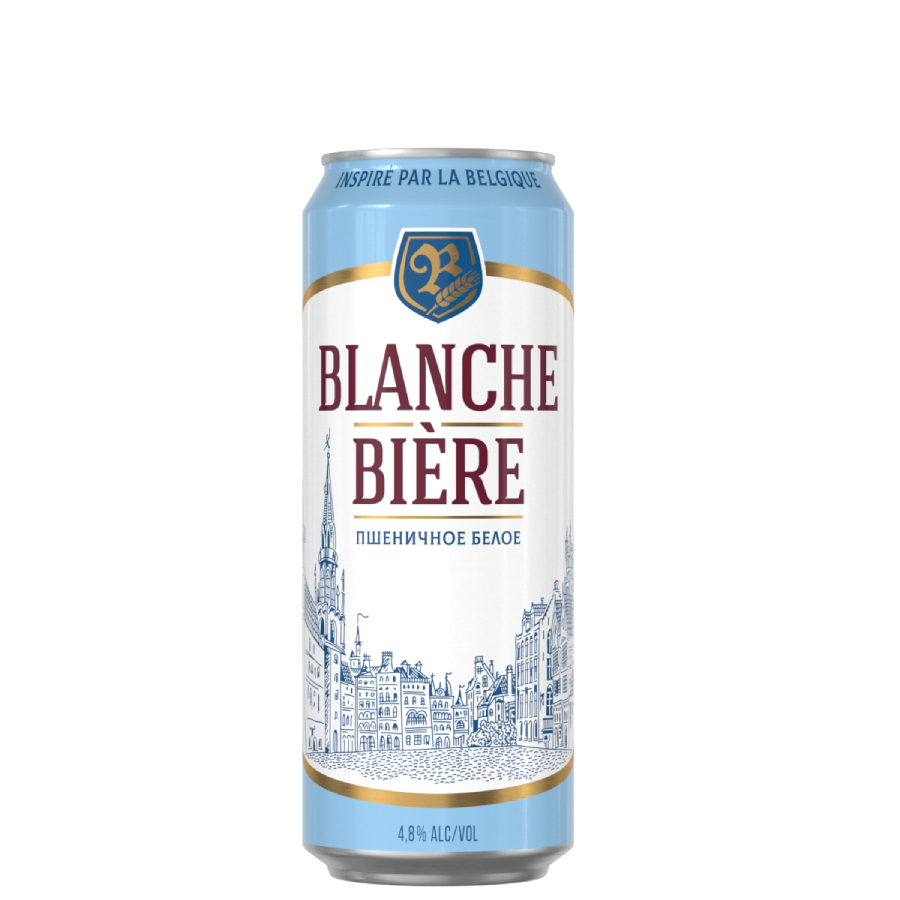 Blanche Biere Пшеничное Белое банка