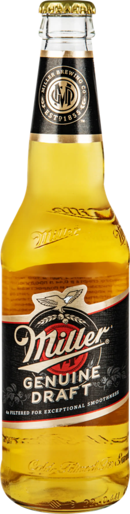 Miller Genuine Draft (Миллер Дженюин Драфт), бутылка 0,33л