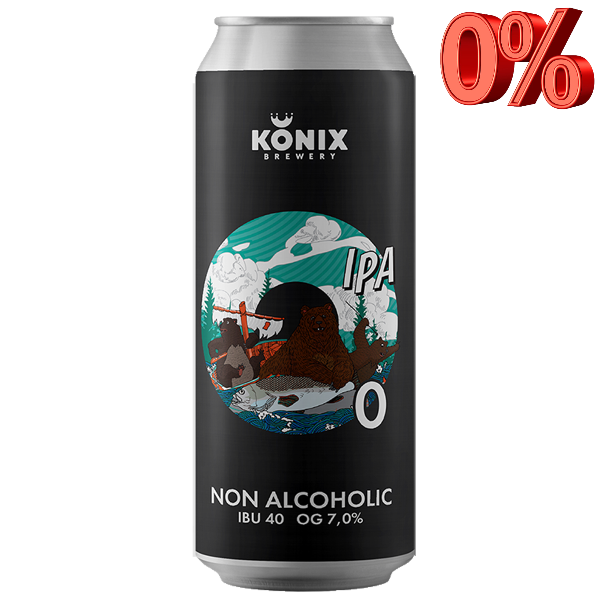 IPA Overfall non alco, банка 0.45л