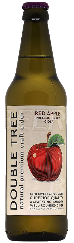 Сидр Красное Яблоко полусладкий, бутылка 0.45л