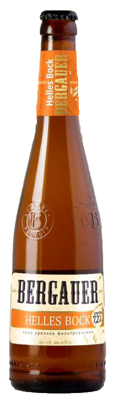 BERGAUER HELLES BOCK, бутылка 0.5л