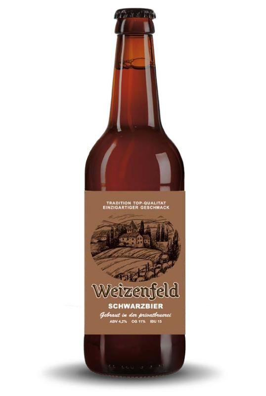 Вайценфельд ШВАРЦБИР бутылка 0,45л