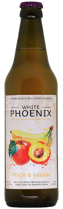 Медовуха Персик-Банан, бутылка 0.45л