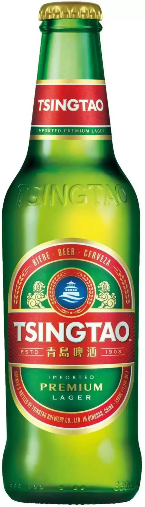 Tsingtao Premium (Циндао Премиум), бутылка 0,64л