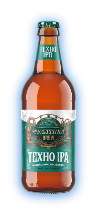 БАЛТИКА Brew ТЕХНО IPA, бутылка 0.44л  