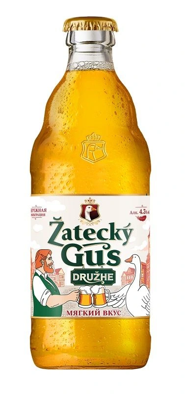 Жатецкий Гусь Друже (Zatecky Gus Druzhe), бутылка 0,45л