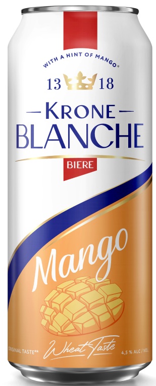 Krone Blanche Biere Mango, банка 0.45л