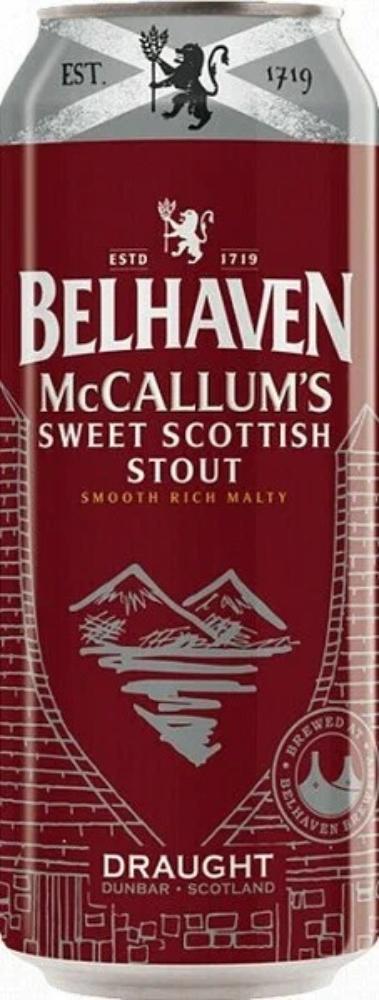 Belhaven McCallum's Stout, банка 0.44 Belhaven McCallum's Stout, банка 0.44