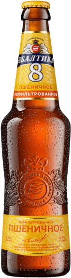 Балтика 8 Пшеничное, бутылка 0.5л 