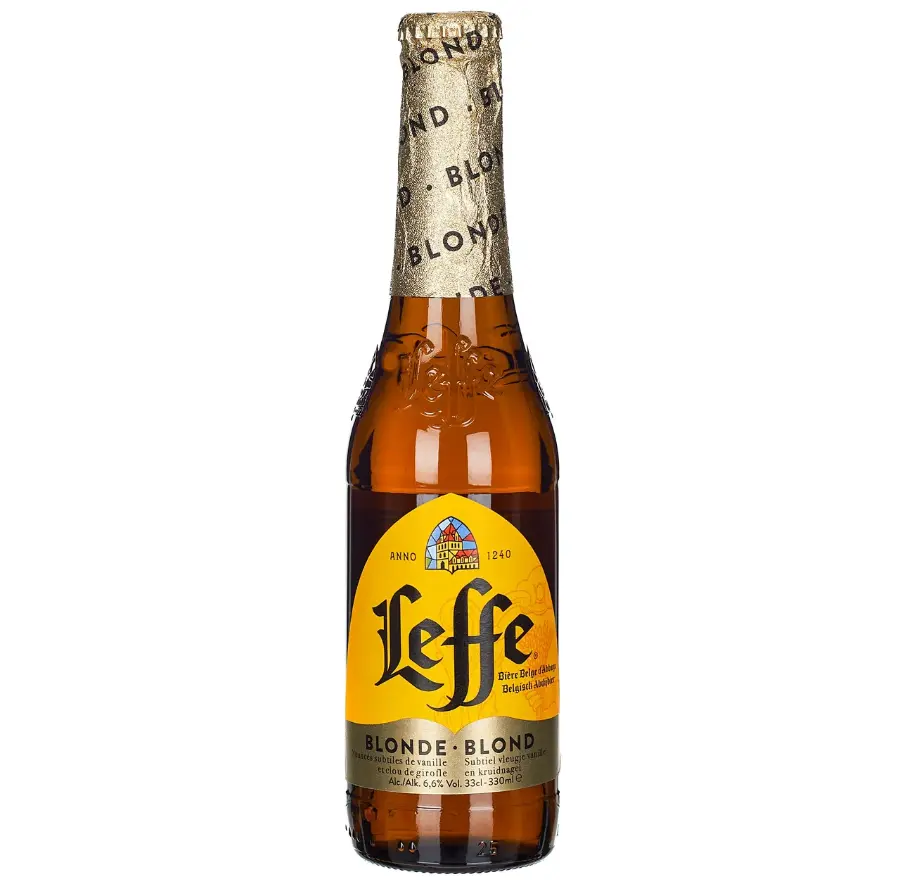 Leffe Blond (ЛЕФФЕ БЛОНД), бутылка 0,33л