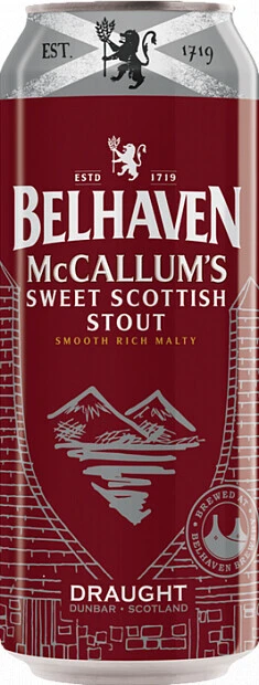 Belhaven McCallum's Stout, банка 0.44л