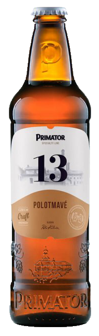 Primator 13 POLOTMAVÉ, бутылка 0.5л